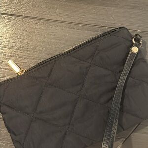 Vera Bradley Black Quilted Wristlet